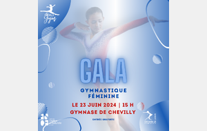 Gala de Gymnastique Artistique Féminine (GAF) : Dimanche 23 juin 2024 à 15h